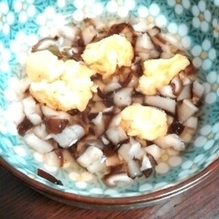椎茸卵スープ